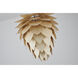 Canada 1 Light 20 inch Natural Wood Chandelier Ceiling Light